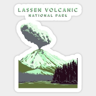 Lassen Peak Sticker